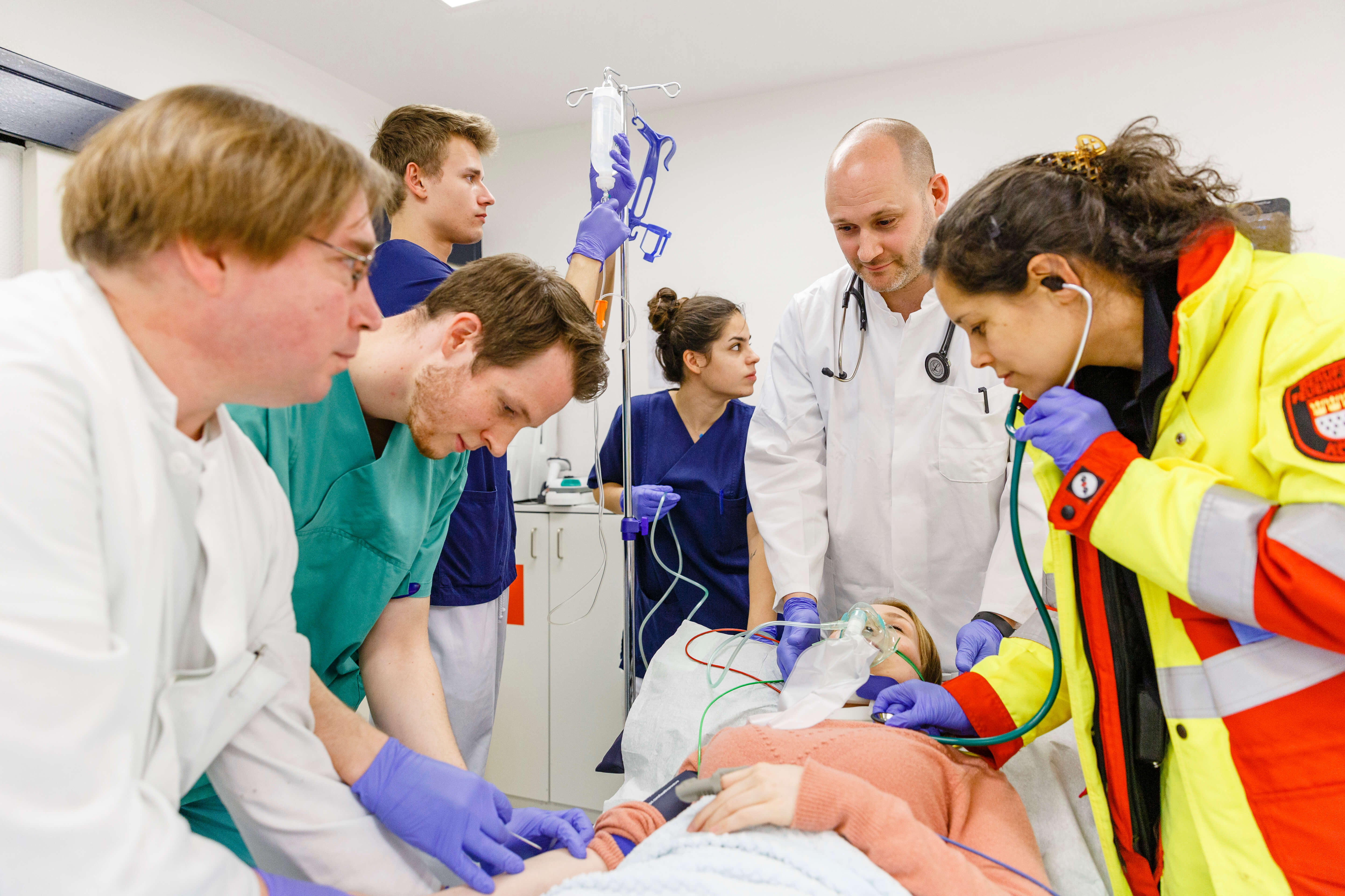 Einsatz im Schockraum des St. Antonius Krankenhauses